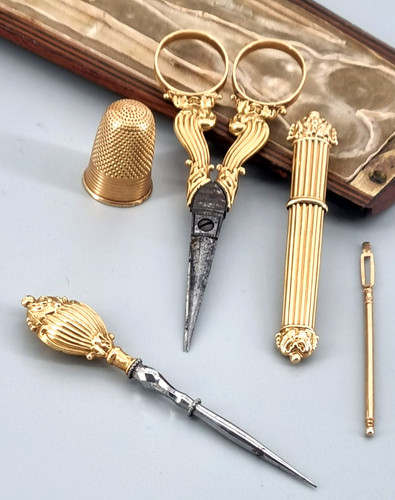 Biedermeier nähset fingerhut - biedermeier,