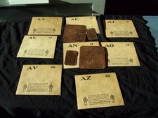 56 Stk. Wäsche-Schablonen aus