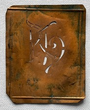 antike Wäscheschablone