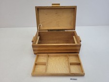 Nähkasten Holz alt Deko 60er