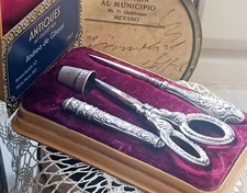 Antikes Nähetui Nähset 19