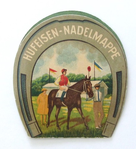 Alte hufeisen nadelmappe - hufeisen,