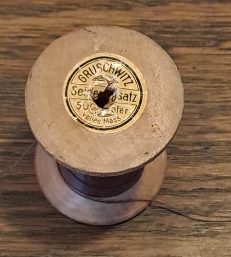 Alte holzspule garnspule - holzspule,
